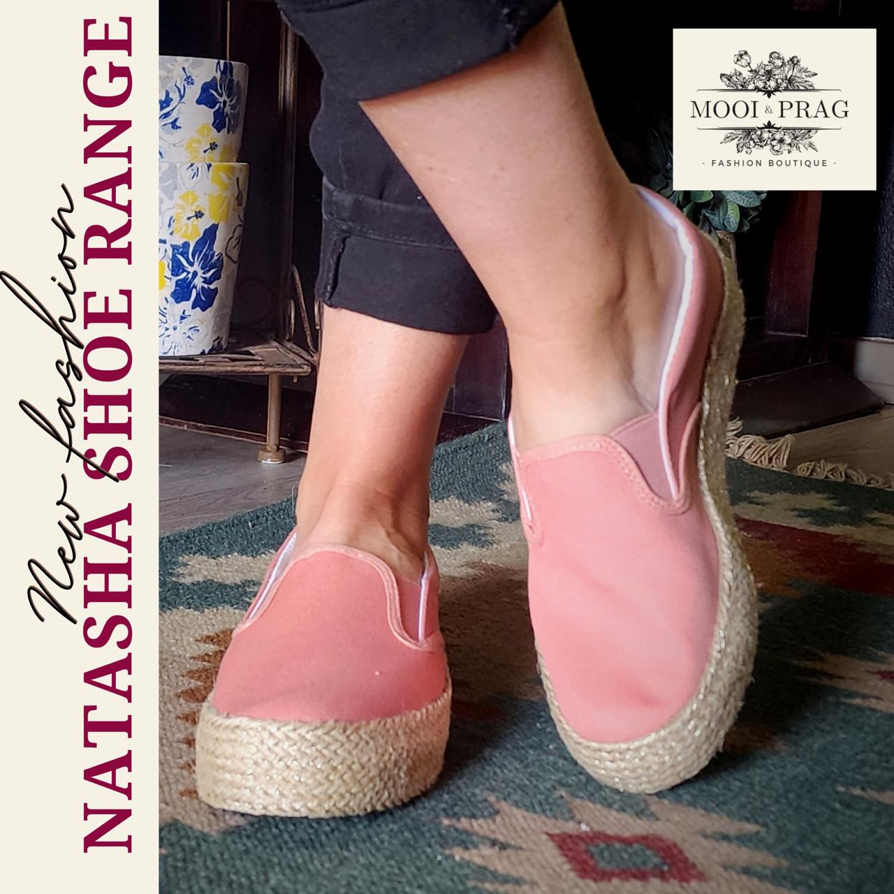 Natasha Slip-On Sneakers Coral Pink