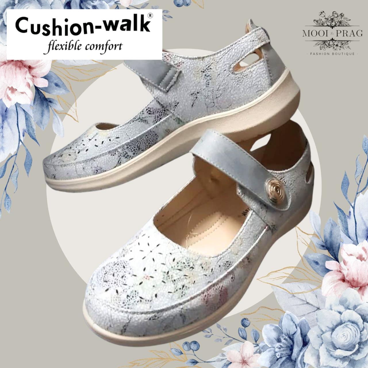 Walk Floral Blue Pump