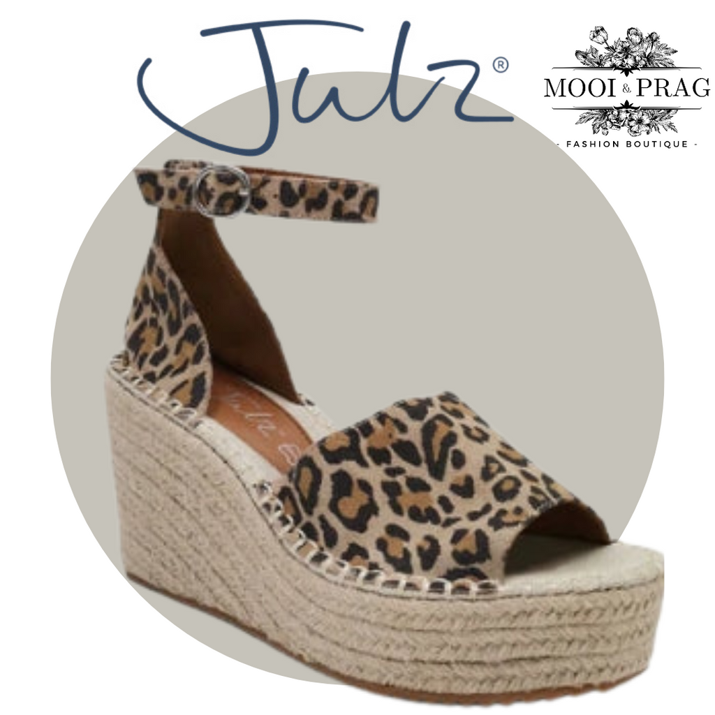 Julz Beckham Leather Leopard